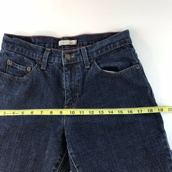Levis Strauss Relaxed 550 Boot Cut Blue Jeans - Picture 7 of 9